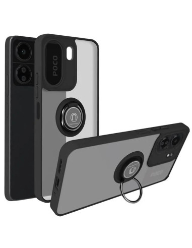 Funda anilla negra para Redmi 13C