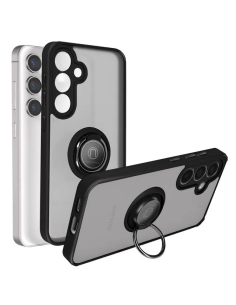 Funda anilla negra para Samsung S24 Plus