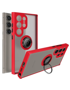 Funda anilla roja para Samsung S24 Ultra