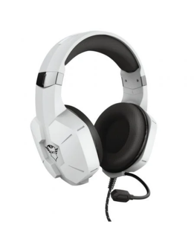 Auriculares Gaming con Micrófono Trust Gaming GXT 323W Carus/ Jack 3.5/ Blancos