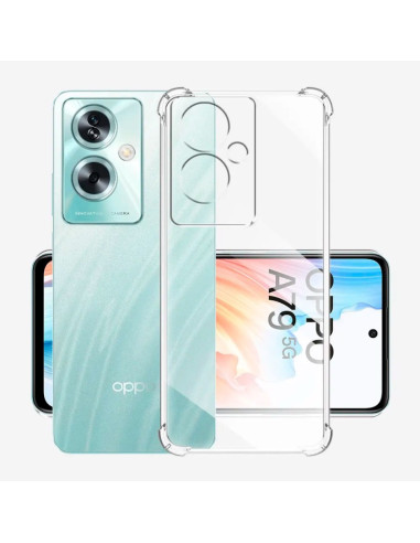 Funda transparente antigolpes para oppo A79 5G