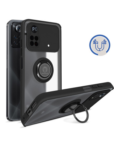 Funda anilla negra Poco X4 Pro 5G