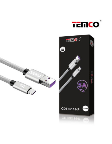 Cable Tipo C 5A Trenzado