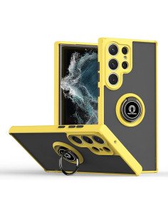 Funda anilla amarilla para Samsung S24