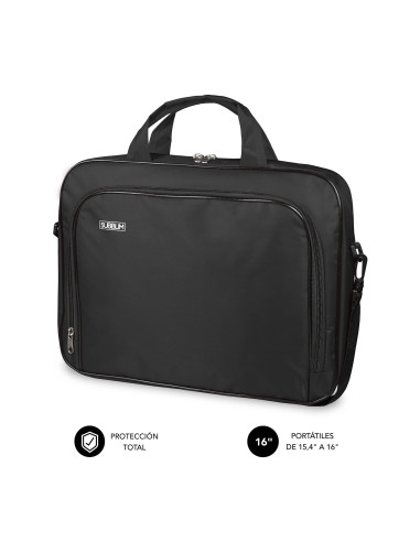 Maletín Subblim Oxford para Portátiles hasta 16"/ Negro