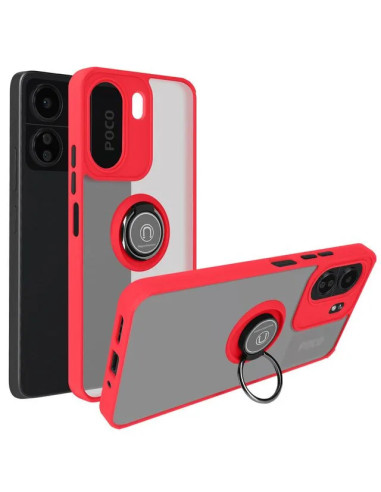 Funda anilla roja para Redmi 13