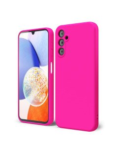 Funda de silicona suave Rosa para Samsung A14 5G