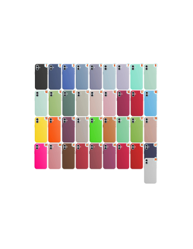 Funda de silicona suave para iPhone 16 Plus