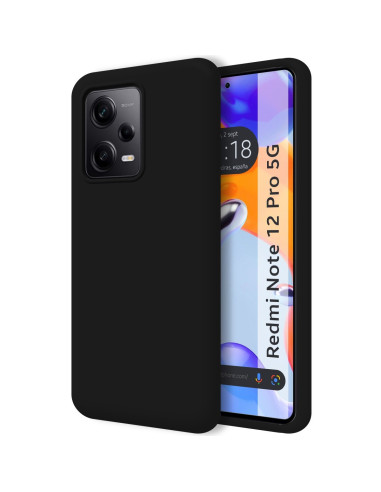 Funda negra gel Redmi Note 12 Pro