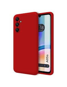 Funda de silicona suave Roja para Samsung A05s