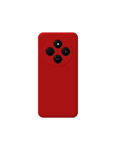 Funda silicona suave Roja para Redmi 14C