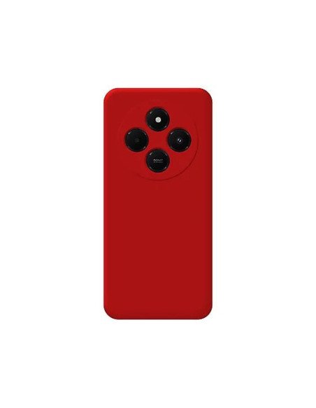 Funda silicona suave Roja para Redmi 14C