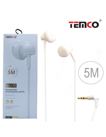 Auricular con cable 5m EA51-B