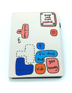 Funda de dibujos universal tablet 10"