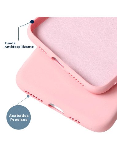 Funda de silicona suave Negra para Samsung A16
