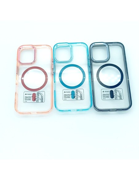 Funda magsafe bordes color iPhone 16 Plus