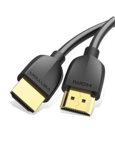 Cable HDMI 2.0 4K Portatil Vention AAIBI/ HDMI Macho - HDMI Macho/ 3m/ Negro