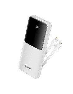Powerbank 10000mAh Vention FHOW0 (Incluye Cable USB TIpo-C y Lightning)