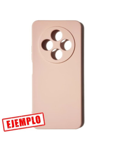 Funda silicona suave Rosa para Redmi 14C