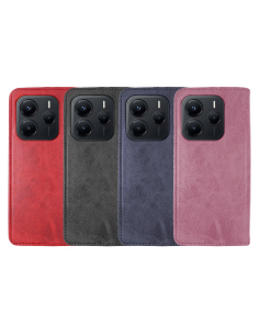 Funda de libro polipiel para Redmi Note 14 5G