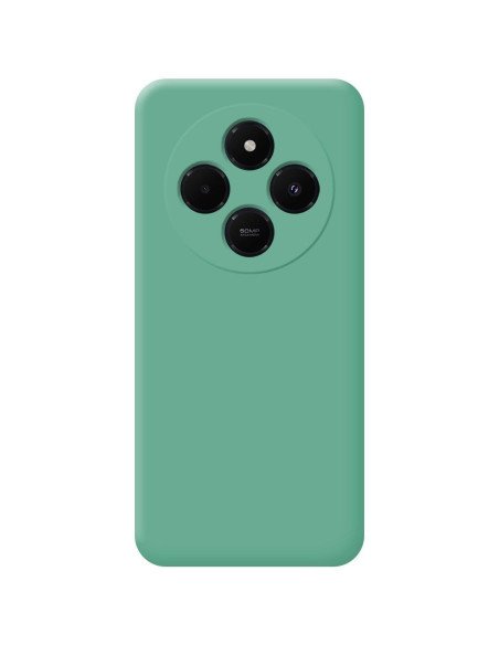 Funda silicona suave Turquesa para Redmi 14C