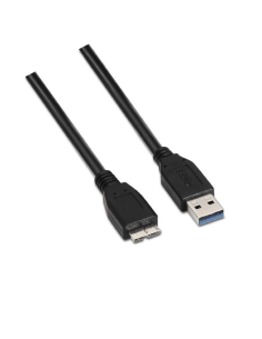 Cable USB 3.0 Aisens A105-0043/ USB Macho - MicroUSB Macho