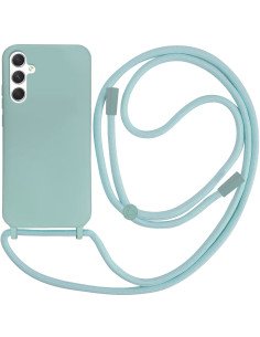 Funda gel con cuerdas para Samsung A26 / A17 Turquesa