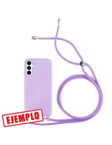Funda gel con cuerdas para Samsung A26 Lila