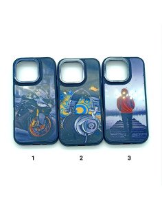 Funda gel con dibujos para iPhone 16 Pro