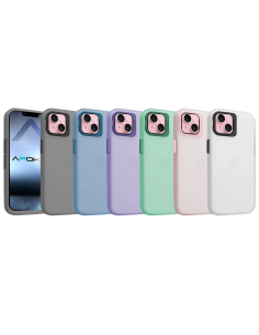 Funda mate con soporte para iPhone 15