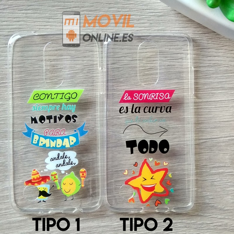 Funda de gel con dibujos para LG K8 2017