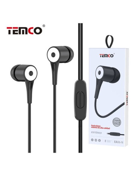 Auriculares Intrauditivos EA06 Negros