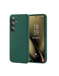 Funda de silicona suave Verde para Samsung A36