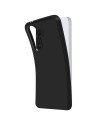 Funda de silicona suave Negra para Samsung A36