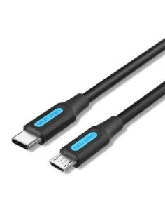 Cable USB 2.0 Tipo-C Vention COVBH/ USB Tipo-C Macho - MicroUSB Macho
