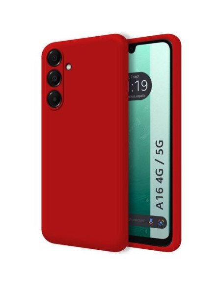 Funda suave roja para Samsung A16