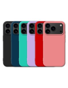 Funda de silicona suave para iPhone 17 Pro