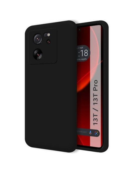 Funda silicona suave negra  para Mi 13T / Mi 13T Pro