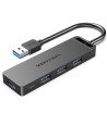 Hub USB 3.0 Vention CHLBB/ 4xUSB/ 1xMicroUSB PD