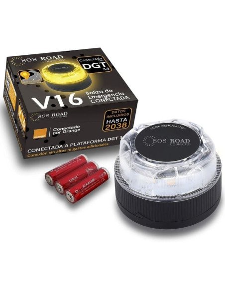 Luz baliza de emergencia para coche SOS Road Connected EL2024 V16