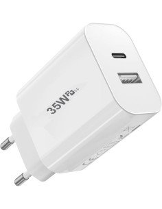 Cargador carga rápida 35W USB-C / USB