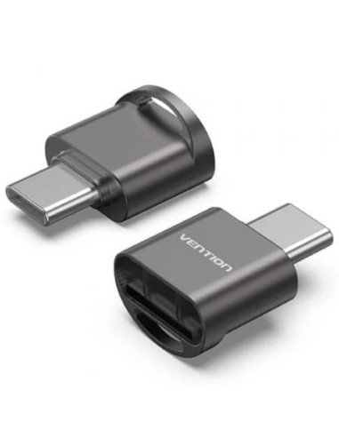 Lector de Tarjetas Externo Vention CLMH0 con salida USB Tipo-C