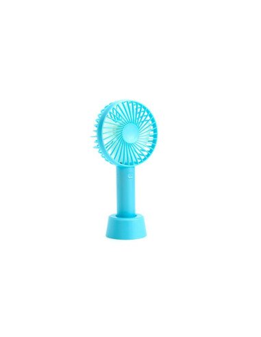 Mini ventilador con bateria - azul