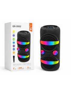Altavoz con bluetooth y karaoke QS-2052