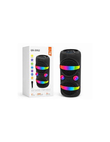 Altavoz con bluetooth y karaoke QS-2052