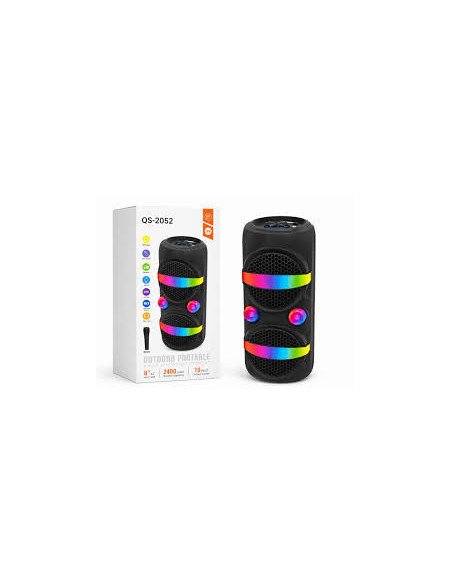 Altavoz con bluetooth y karaoke QS-2052