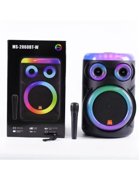 Altavoz con bluetooth y karaoke QS-2060