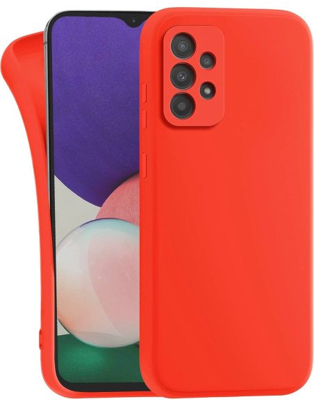 Funda gel fuerte roja Samsung A52