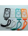 Funda magsafe + colgante mano para iPhone 15