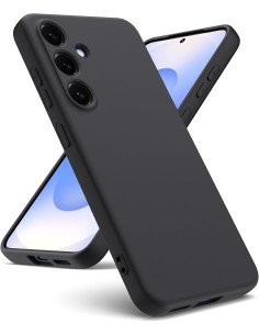 Funda silicona negra para Samsung S25 FE